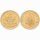 Deutschland Hambrug 20 Mark 1878 J
