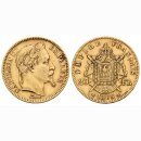 Frankreich 20 Francs 1865 BB Napoleon III
