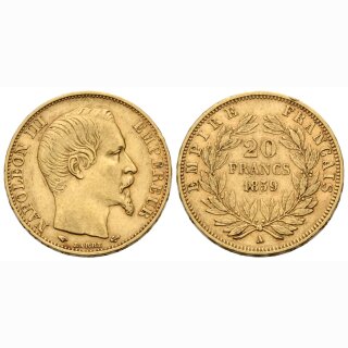 Frankreich 20 Francs 1859 A Napoleon III