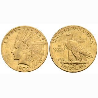 USA 10 Dollar 1908