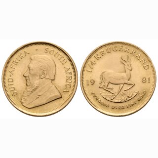 Südafrika 1/4 Unze 1981