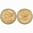 USA 5 Dollar 1881