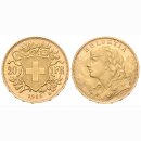 Schweiz 20 Franken 1926 B Vreneli