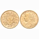 Schweiz 20 Franken 1903 B Vreneli