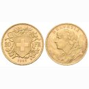 Schweiz 20 Franken 1926 B Vreneli
