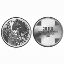Schweiz 20 Franken 1994 B Teufelsbrücke