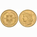 Schweiz 20 Franken 1892 B Vreneli