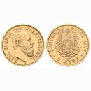 1877 F Deutschalnd Württemberg 5 Mark