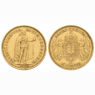 Ungarn 10 Krone 1900