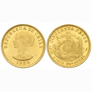 Chile 50 Pesos 1926