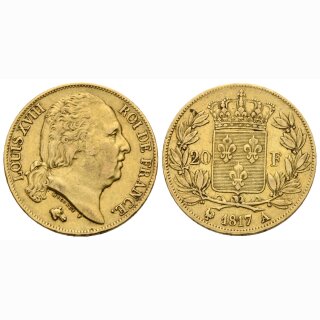 Frankreich 20 Francs 1817 A