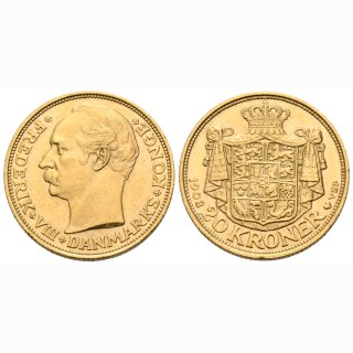 Dänemark 20 Kroner 1908