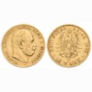 Deutschland Preussen 10 Mark 1875 A