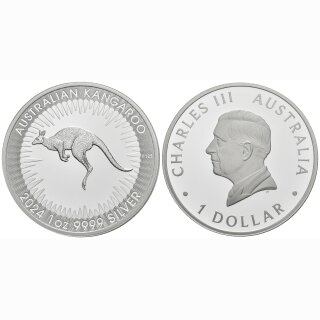 Australien 1 Dollar 2024 Kängaroo
