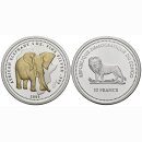 Kongo 10 Francs 2006 Elefant
