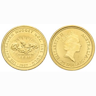 Austalien 25 Dollar 1987 Nugget