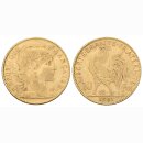 Frankreich  10 Francs 1901 Coq