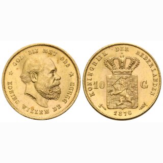 Niederland 10 Gulden 1876
