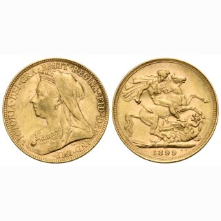 Austalien Sovereign 1899 B Viktoria