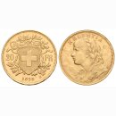 Schweiz 20 Franken 1898 B Goldvreneli