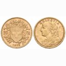 Schweiz 20 Franken 1905 B Goldvreneli