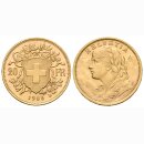 Schweiz 20 Franken 1906 B Goldvreneli