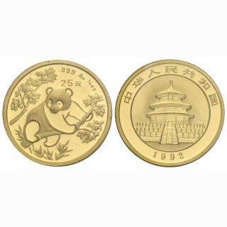 China 25 Yuan 1992 Panda