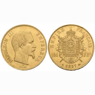 Frankreich 100 Francs 1857 A Napoleon III