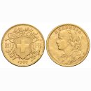Schweiz 20 Franken 1900 B Abart...
