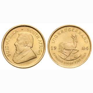 Südafrika 1/10 Unze 1984 Krügerrand