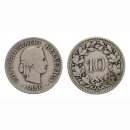 10 Rappen 1880 Schweiz