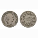 10 Rappen 1895 Schweiz