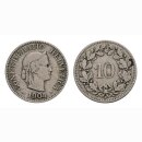 10 Rappen 1904 Schweiz