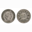 10 Rappen 1907 Schweiz