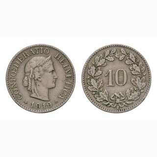 10 Rappen 1919 Schweiz