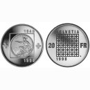 Schweiz 20 Franken 1998 B 150 Jahre CH-Bundesstaat
