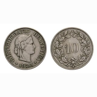 10 Rappen 1926 Schweiz
