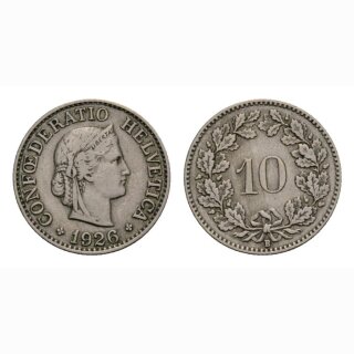 10 Rappen 1926 Schweiz