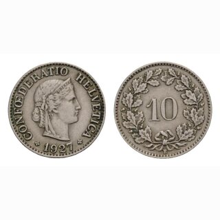 10 Rappen 1927 Schweiz