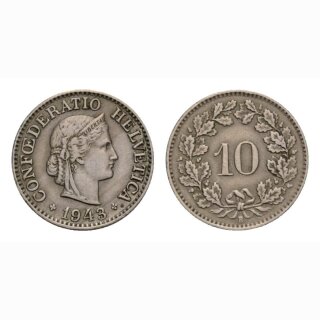 10 Rappen 1943 Schweiz