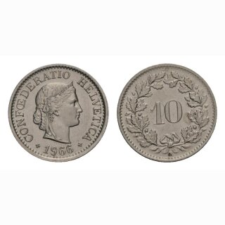 10 Rappen 1966 Schweiz
