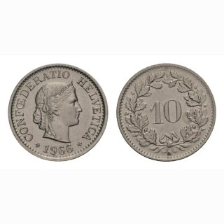 10 Rappen 1966 Schweiz