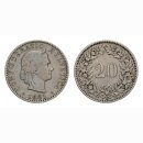 20 Rappen 1881 Schweiz