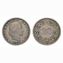 20 Rappen 1884 Schweiz