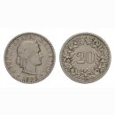 20 Rappen 1885 Schweiz