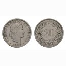 20 Rappen 1896 Schweiz