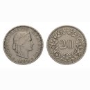 20 Rappen 1899 Schweiz