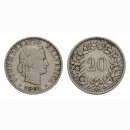 20 Rappen 1901 Schweiz