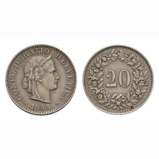 20 Rappen 1944 Schweiz