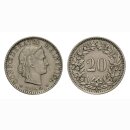 20 Rappen 1954 Schweiz